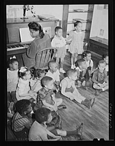 Atlanta University, Atlanta, Georgia. Nursery children