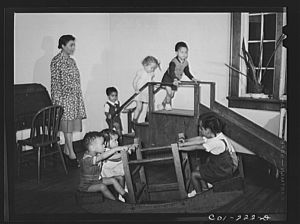 [Untitled photo, possibly related to: Atlanta University, Atlanta, Georgia. Nursery children]