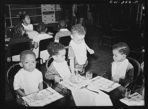 Atlanta University, Atlanta, Georgia. Nursery children
