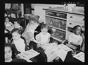 Atlanta University, Atlanta, Georgia. Nursery children