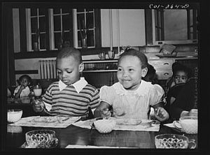 Atlanta University, Atlanta, Georgia. Nursery children