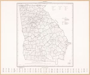 Georgia; county subdivisions, census county divisions and places. 1970.