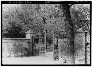 St. Paul's Parish Cemetery Gate & Gravestones, 605 Reynolds Street, Augusta, Richmond County, GA