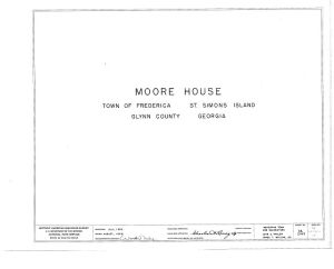 Fort Frederica, Francis Moore House (Ruins), Lot No. 20, North Ward, Saint Simons Island, Glynn County, GA