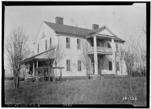 Blount House, (moved to Newnan vicinity, GA), Haddock, Jones County, GA