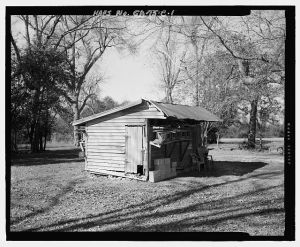 Railey-Hall, Shed, State Highway 3/U.S. Highway 19 at Croxton Cross Road, Sumter, Sumter County, GA