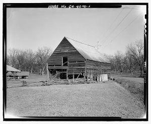 Rodgers-Buchanan Farm, Barn, State Highway 3/U.S. Highway 19, Lower Five Points Road and Cornwell Road, Sumter, Sumter County, GA