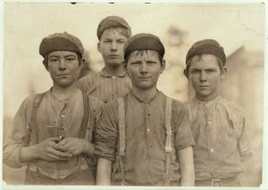 Some doffer boys, Macon, Ga. Location: Macon, Georgia.