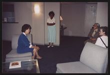 [Marie Ragghianti talking with Rosa Parks and Jane Gunter, Director of Family Life Ministries, East Point, Georgia] [graphic].