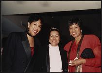 [Xernona Clayton, founder of the Trumpet Awards Foundation, with actress Marla Gibbs and another guest at an event, Atlanta, Georgia, 1994] [graphic].