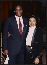 [Xernona Clayton, founder of Trumpet Awards Foundation, and an unidentified man, Atlanta, Georgia, 1994] [graphic].