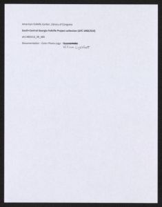 Documentation -- Color Photo Logs -- William Lightfoot