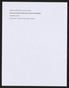 Documentation -- Color Photo Logs -- David H. Stanley