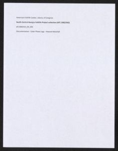 Documentation -- Color Photo Logs -- Howard Marshall