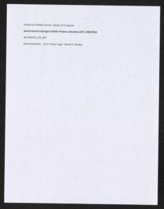 Documentation -- Color Photo Logs -- David H. Stanley