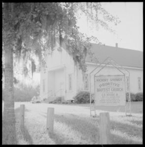 Hickory Springs Primitive Baptist Church, Tift County, Georgia