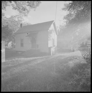 Exterior views of John R. Griffin's home; Hickory Springs Primitive Baptist Church, Lenox, Georgia