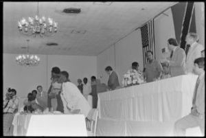 Banquet Dinner for President Nyerere of Tanzania at Abraham Baldwin Agricultural College, Tifton, Georgia