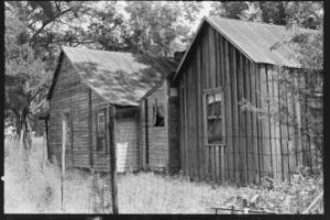 House near Neil's Shipman's, Alapha, Georgia; Clyde Paul and his work, Irwin County, Georgia
