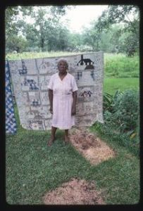 Leola Lippitt, quilting, Alapaha, Georgia