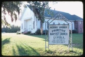 Hickory Springs Primitive Baptist Church, Chula Georgia