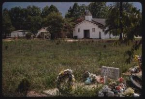 Church and cemetery, Tifton, Georgia