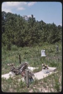Black graveyard - approx. 2 miles east of Berrien County and Atkinson County line on Hwy. 82, south side of road.