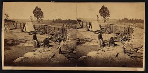 View from rebel fort on Peach Tree Street, looking north, Atlanta, Ga., Nov. 1864