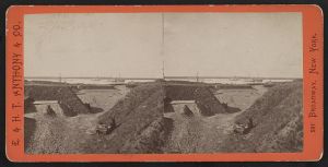 View of Fort McAlister (i.e. McAllister), Ga., looking up the Ogechee (i.e. Ogeechee) River