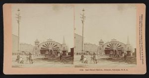 Rail road station, Atlanta, Georgia, U.S.A.