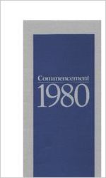 1980 Commencement Program