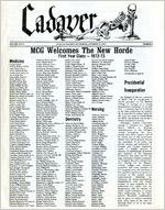 The Cadaver, 1972 October, Vol. 27, No. 6