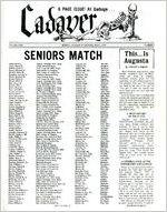 The Cadaver, 1975 May, Vol. 29, No. 6