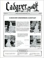 The Cadaver,1980 Mar, Vol. 34, No. 5