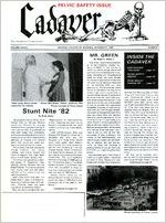 The Cadaver, 1982 October, Vol. 37, No. 1