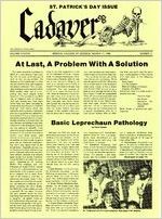 The Cadaver, 1984 March, Vol. 38, No. 5