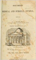 Southern Medical and Surgical Journal, 1856