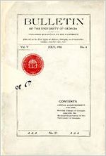 Medical College of Georgia Annual Announcement, 1905-1906