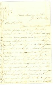 Letter to Eugene Mitchell from Chloe, Jan. 21, 1867