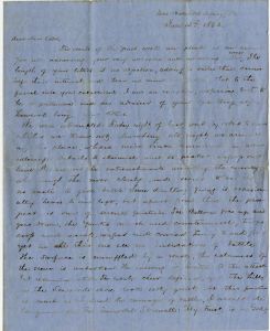Letter to Chloe Lewis, June 12, 1863