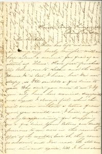 Letter to Eugene Mitchell from Chloe Lewis, March 22, 1867