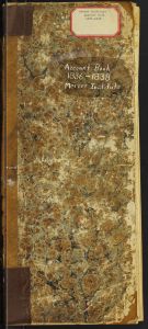 Mercer Institute Account Book, 1836-1838