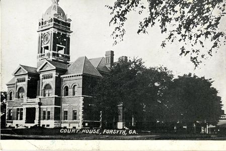 Courthouse postcard, Forsyth, Georgia