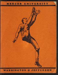 Mercer University v. Washington and Jefferson, November 2, 1934, Program