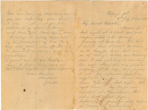 Letter to Charlotte Carson - July 9, 1865