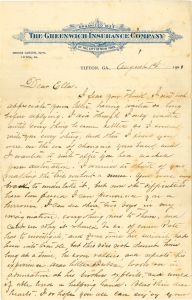 Letter to Ella - August 1, 1901
