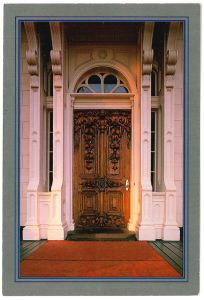 Woodruff House Door postcard, undated