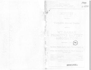 Association Minutes, 1924