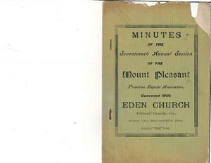 Association Minutes, 1904