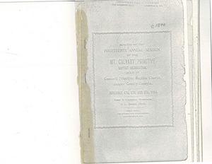 Association Minutes, 1904